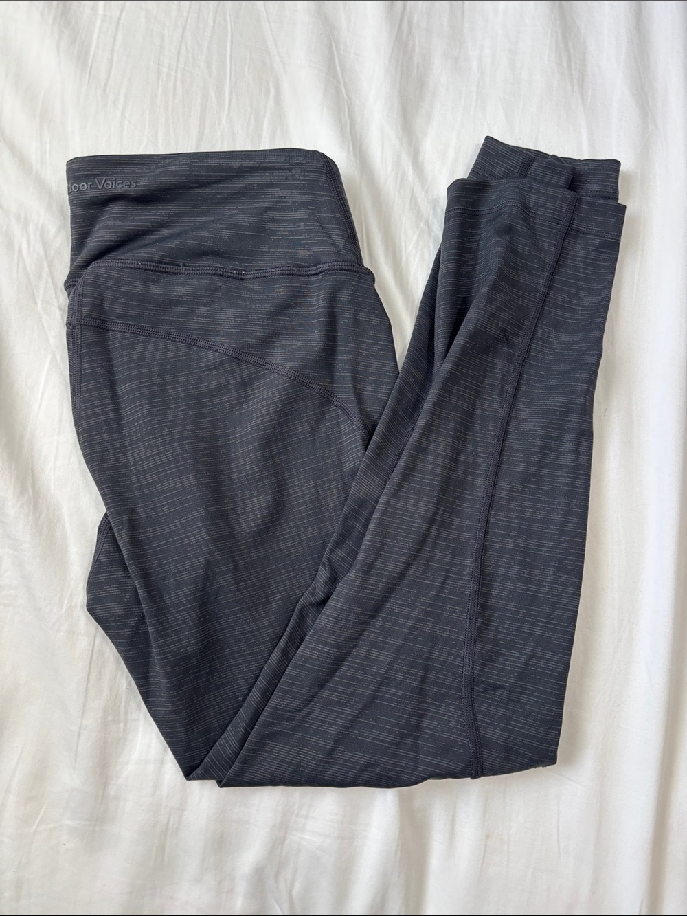 Outdoor Voices Charcoal Heather Performance Capri Leggings